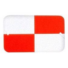 Plumb Bob Target, Red/White