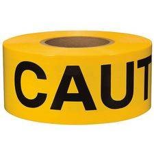 Barricade Tape 3 x300 ft Yellow Caution