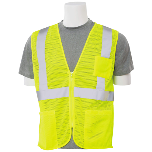 Vest Class 2 Econo Mesh Zip Lime X-Large