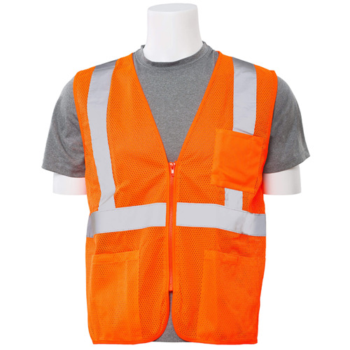 Vest Class 2 Econo Mesh Zip Org Large