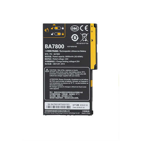 TDC600-2 Battery BA7800 3.8V 8000mAh